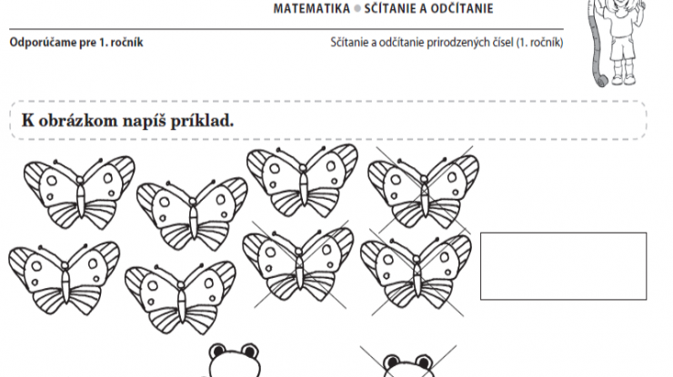 MATEMATIKA - SČÍTANIE A ODČÍTANIE - 1. ROČNÍK